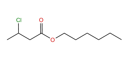 Hexyl 3-chlorobutanoate